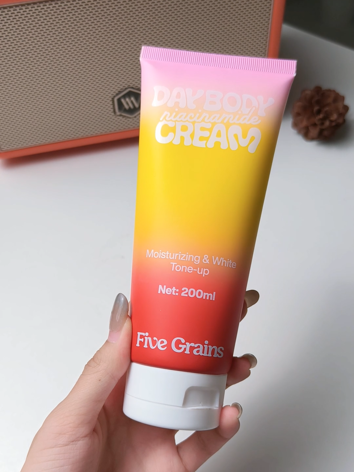 kem nâng tone body giá hssv #fivegrains #kembody #kemnangtone #makeupbody #caryreview 