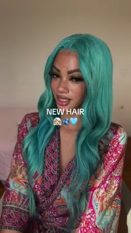 NEW HAIR👩🏼‍🦳🫐🩵 been wanting to try this color for so long! #hairtransition #bluehair #fallhaircolor 