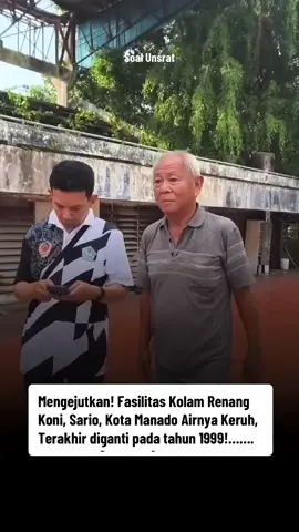 Airnya Tak Pernah Diganti Sejak 1999, Kolam KONI Manado Mash Dipakai Atlet Latihan, Miris! Kolam renang di lingkungan KONI, Kecamatan Sario, Kota Manado, kini tampak tak terurus. Airnya sudah berwarna hijau pekat, dipenuhi lumut di dasar kolam, dan tak pernah dikuras sejak tahun 1999. Yang lebih menyedihkan, kolam ini masih digunakan atlet untuk berlatih. Hanya dijaga oleh satu orang, fasilitas ini seolah luput dari perhatian-padahal dari sinilah seharusnya prestasi olahraga daerah ditempa. #kolamrenang #koni #manado #viral #fyp 