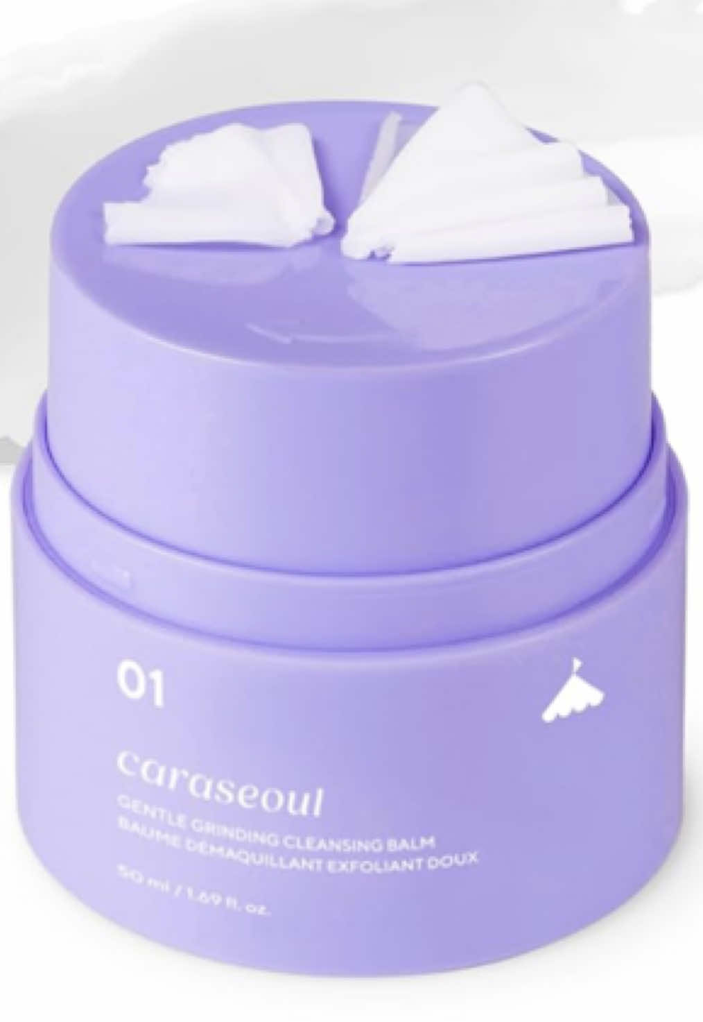 literally melted the makeup off my face 🫣✨🪻 @CaraSeoul  #glasskin #skincare #koreanskincare #foryoupage #kbeauty 