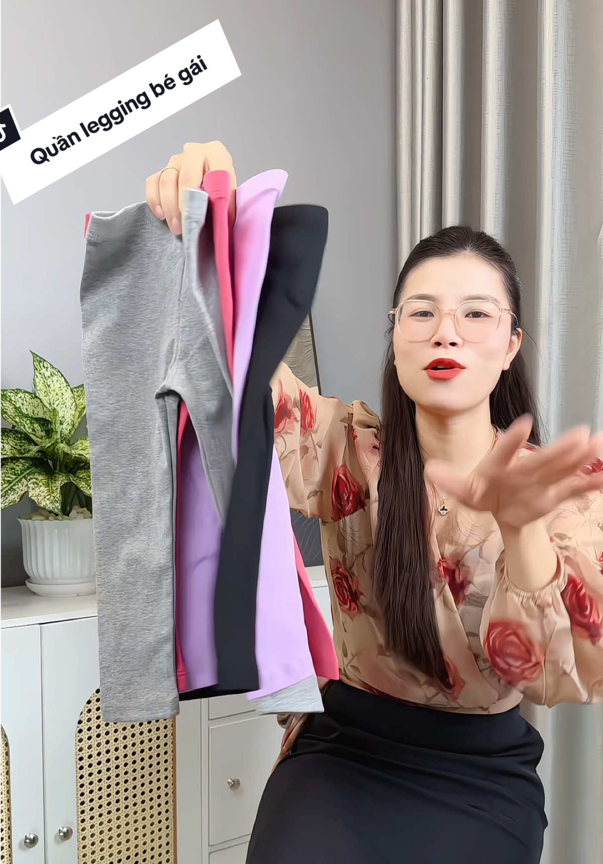 Vải zip co dãn bé mặc thoải mái #quanleggingchobe #quanbegai #lanakids02 