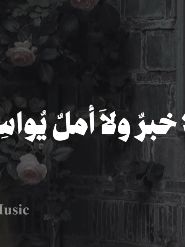 بدون موسيقى🤎 #فلا_خبر_ولا_امل_يواسي #fypシ  #اناشيد #بدون_موسيقي #no_music 