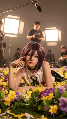 チェンソーマン レゼ編 実写映画化の現場 撮影裏 비하인드 촬영 모습 체인소맨 레제 편 실사 영화 현장 공개 #ai #アニメ実写化 #chainsawman #cosplay #anime