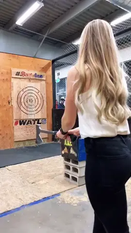 Axe Throwing Challenge 🪓 #fyp #foryou #funny #fail #epicfail