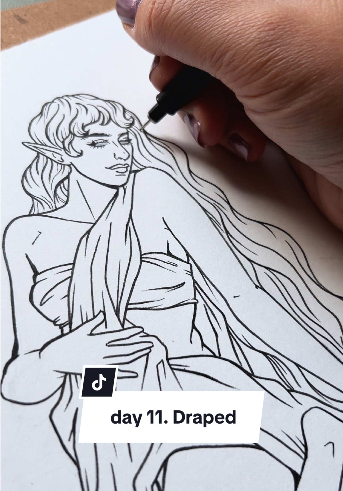 tools are pinned!!  i highly recommend true ref if you are looking for amazing references!! they have an extensive free library on their website and lots of options to get their packs!!!  #artbysmashley #inktober2025 #fantasyartist 