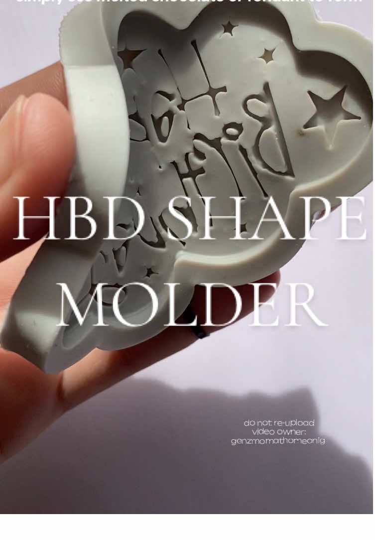 easy to use — just put melted chocolate or fondant to form 🫶 #siliconeproducts #bakingessentials 