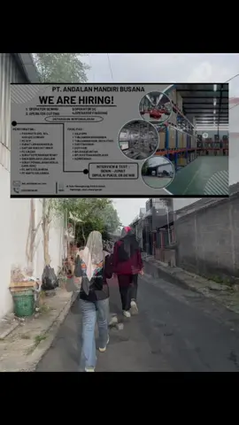 Nih yang kemarin tanya” info lowker di pt andalan , 🪡#garments #kulipabrik #ptandalanmandiribusana #karanganyar24jam 