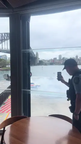Fan moment for Australian police force too! Legend @Travis Pastrana giving fan moment for our AFP officers 😍😍 #subaru #afp #v8power #sydneyaustralia #harbourbridge 