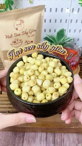 Hạt sen sấy giòn ăn bùi bùi giòn tan nhâm nhi ăn vặt vừa ngon🪷🪷🪷 vừa tốt cho sức khoẻ😴✨🪷🪷🪷✨✨😴 #hatsensaygion #hatsen #daihungfoods #salegiuathang #chiendichnhasangtao 