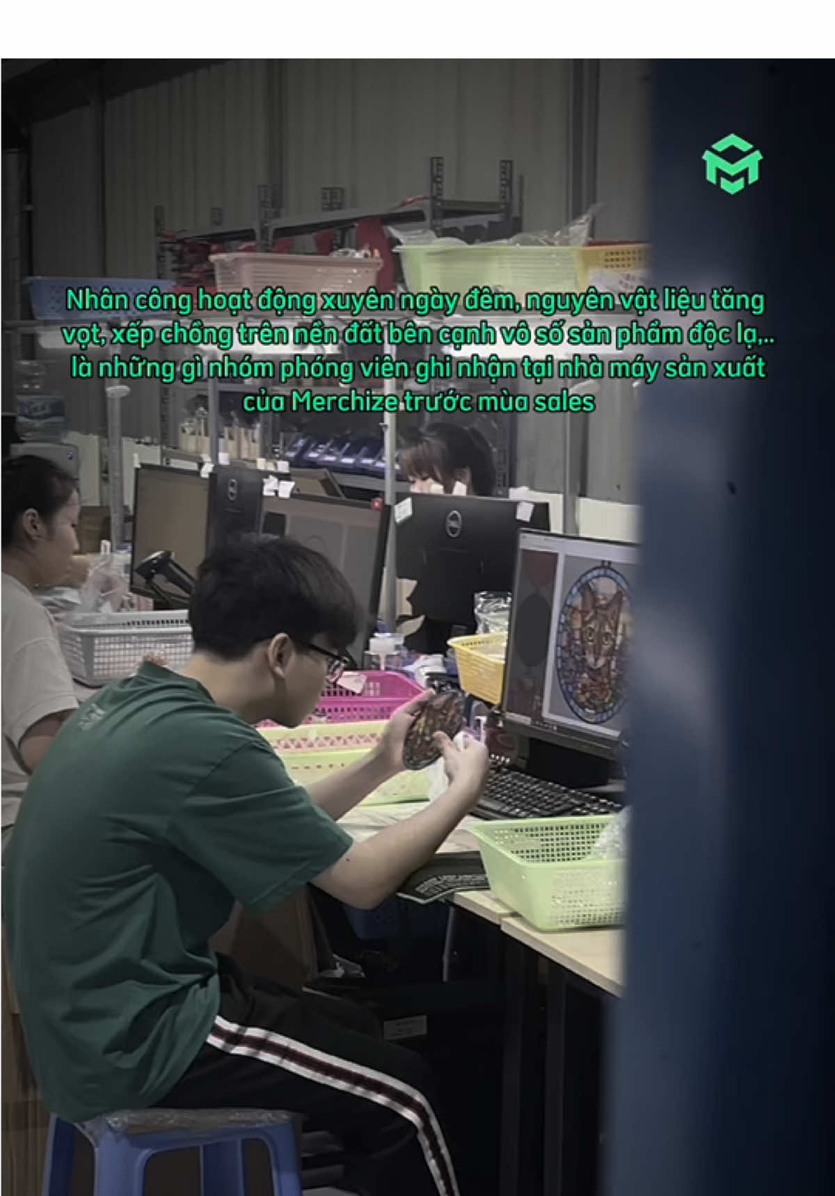 “Sếp: Cho anh order 1 video thật uy tín ở nhà máy của mình nhé” Ok sếp cứ tin ở em! #merchize  #printondemand  #printondemandbusiness  #fulfillment  #merchizefactory 