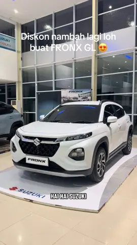 Wah kabar gembira nih buat kamu yang lagi incar Suzuki FRONX! 😍 Khusus tipe GL, ada diskon tambahan 5 juta! Total potongan jadi 15 juta rupiah 🔥 Buruannn sebelum promo ini berakhir! 🚗💨 #SuzukiAceh #Santisuzuki #SuzukiFronx #fronxGL #mobilkeren 