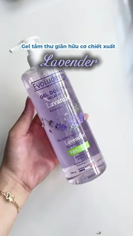 Siêu thư giãn, da mềm mịn mà còn thơm nữa #geltamlavender #sachda #duongam #evoludermvietnam 