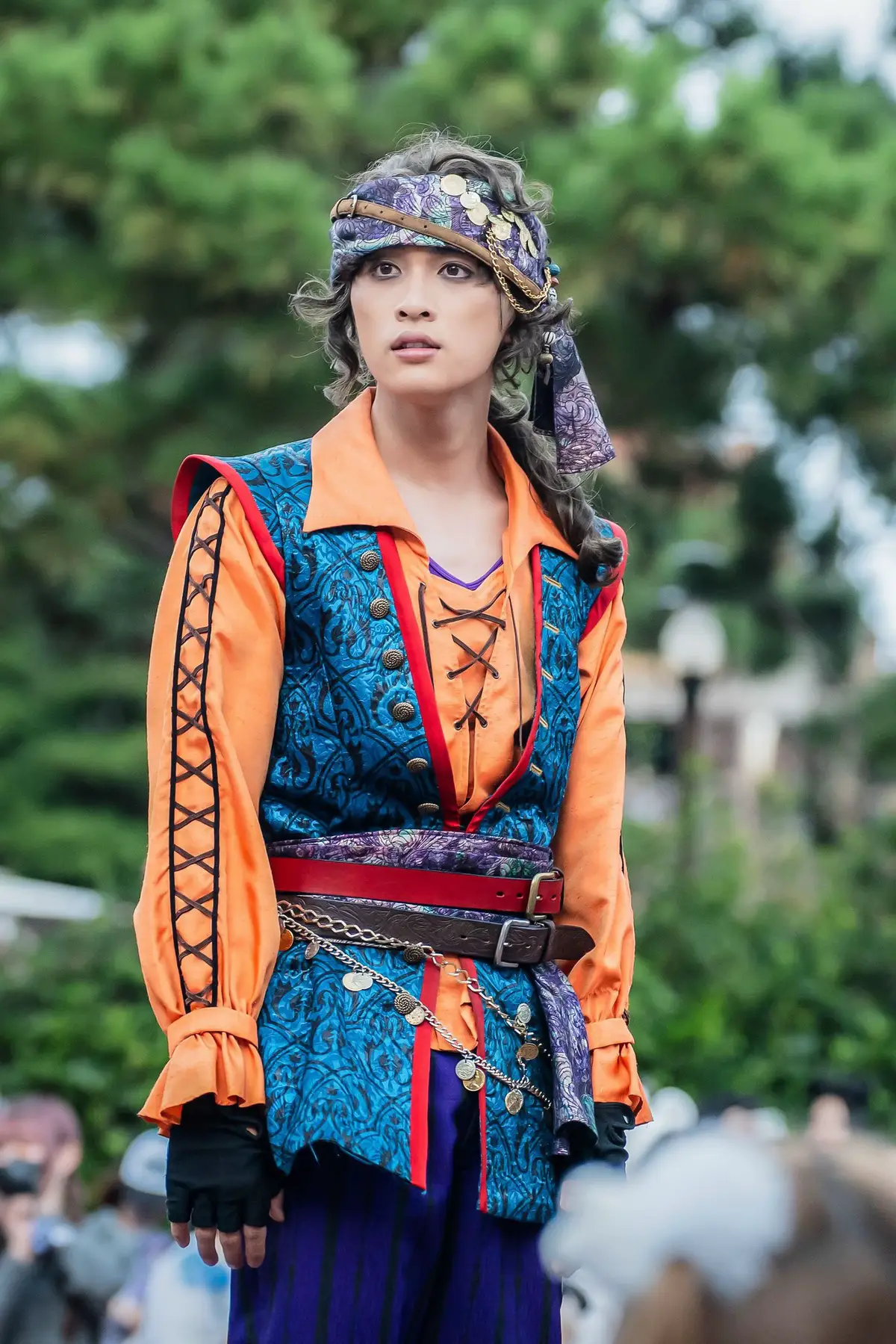 ディズニー・ハロウィーン2025”パレード「ザ・ヴィランズ・ハロウィーン“Into the Frenzy 海賊🏴‍☠️ ダンサー イケメン達をみてください🏴‍☠️ #ディズニーランド #ハロウィーン #フレンジーダンサー  #フレンジー  #ヴィランズ