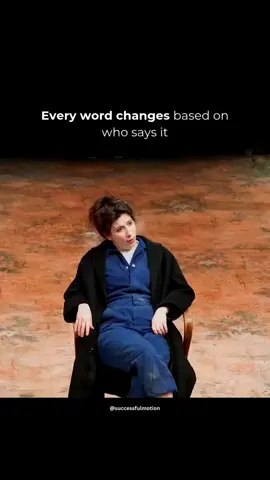 The effect changes according to who is speaking. #art #emotions  #matter #wordmeanings #empathy 