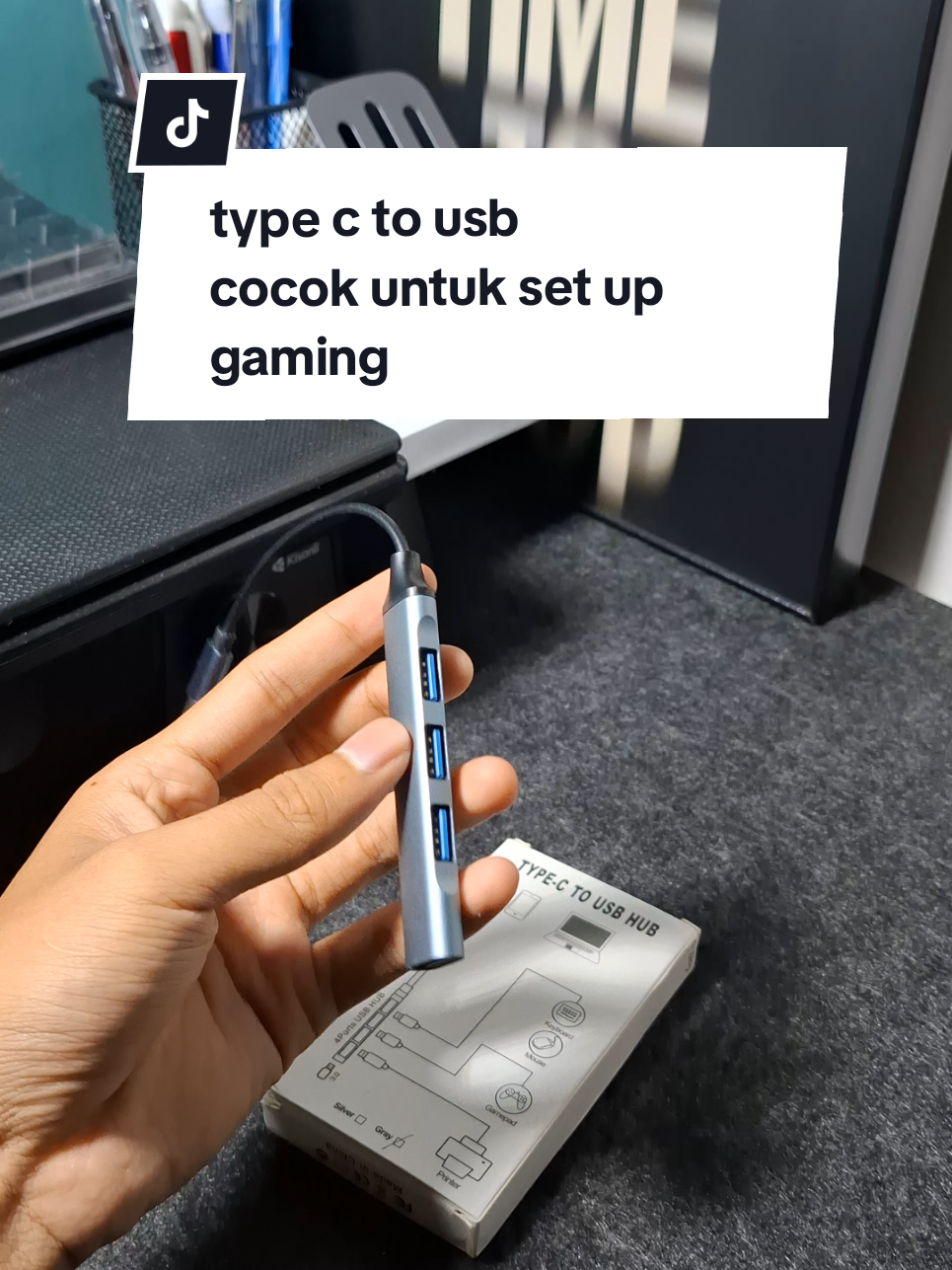 udah 4 port high speed lagi 🥶 #usb #setupgaming #setuppc #fypage 