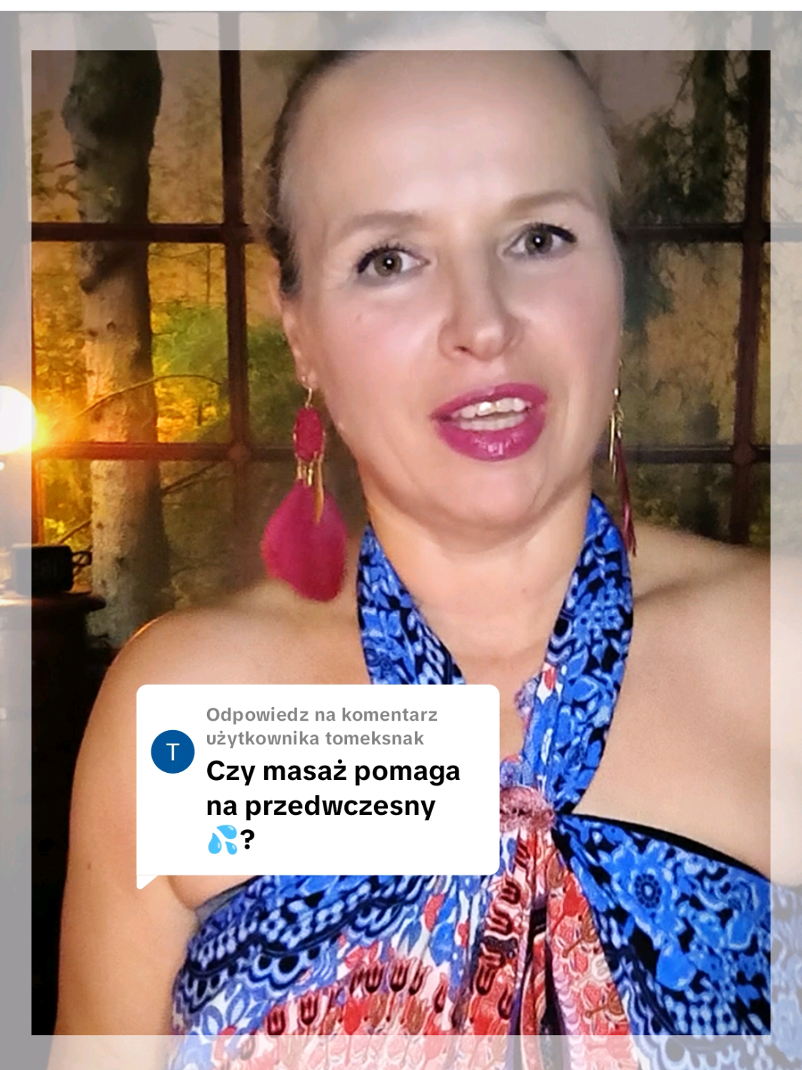 Odpowiadanie użytkownikowi @tomeksnak Czy masaż tan trycxny pomaga na przedwczesny 🌋? Jeśli nie ma przyczyn medycznych lub psychologicznych (nadpobudliwość, nerwice, zaburzenia hormonalne czy nadwrażliwość) to masaż tan trycxny jest bardzo dobrą opcją pomagającą wyćwiczyć nieco twojego żołnierza aby mógł dłużej 