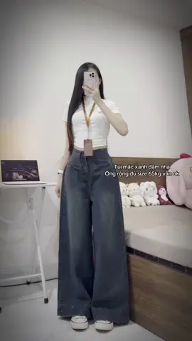 Cuộc sống mà, mỗi người một ý. Người này khen đẹp,người kia khen đẹp hơn #quanjean #xuhuongthoitrang #quanongrong #thoitrangdouyin #outfitoftheday 