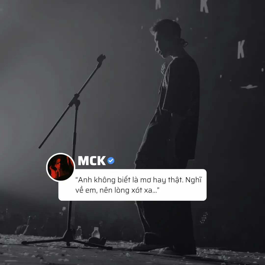 Anh không biết là mơ hay thật. Nghĩ về em, nên lòng xót xa... #onlyyoumusic #tamtrang #buon #lyrics #mck 