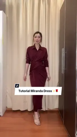 Tutorial Miranda Dress🫶🏻🌹 #TikTokShop #RacunTikTok #dresswanita #dresslebaran #CapCut  