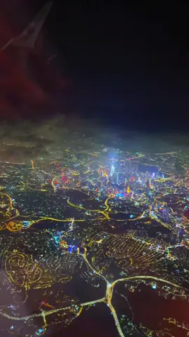 ✈️ Night view in Kuala, Lumpur City⚡️ ⁠#malaysia #kualalumpur #view #foryou 