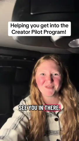 Let’s get you into the creator pilot program! #creatorpilotprogram #tiktokaffiliate #tiktokshop #tiktokcreatorpilotprogram #fyp 