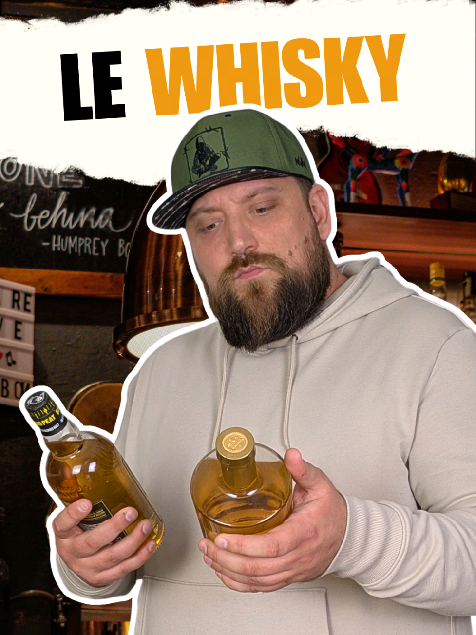 QU'EST-CE QUE LE WHISKY ! Pour faire moins de 3 minutes j'ai dû couper pas mal de choses. - L'Irish Whiskey est élaboré à partir d'orge mais pas forcément malté ! - Que ce soit Whisky et Whiskey ça se prononce pareil (comme on prononce les mots Key, Monkey etc en anglais). - Le Bourbon est un type de whisky. D'ailleurs l'appellation aux États-Unis c'est 