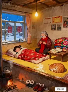 cozy cabin and baby sleep #foryou #forupage #viral_video 