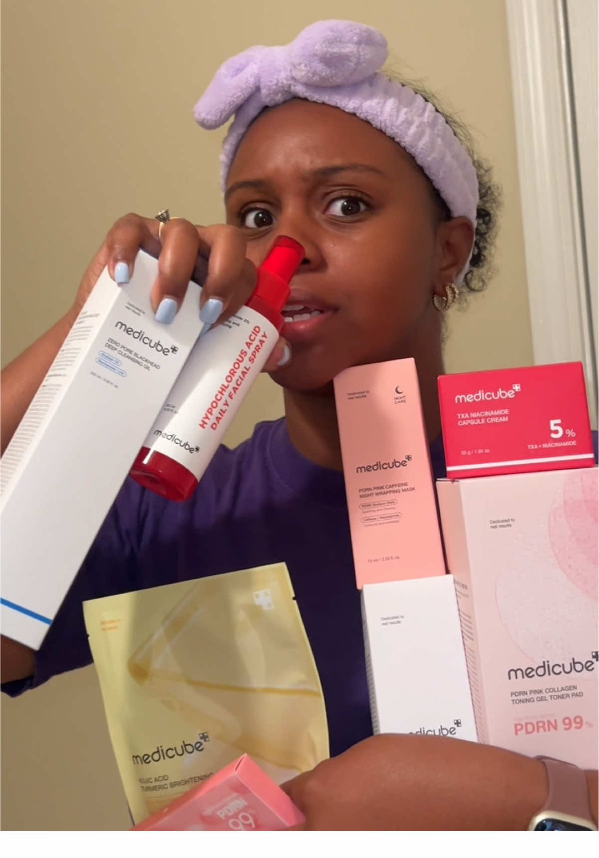 Thank you @medicube US Store @medicube global ! #medicubepartner #medicubeskincare #tiktokshopskincare #falldealsforyou 