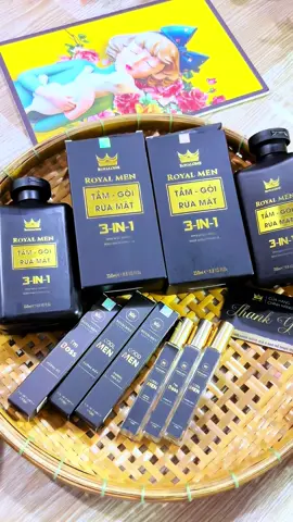 Combo 2 chai sữa tắm gội nam tặng 3 chai nước hoa 1xx miễn ship #emchintaphoa #xuhuong #xh #tamgoinam 