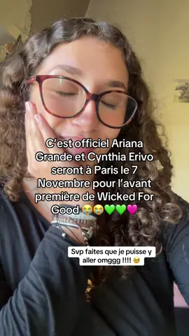 mais alors là le contenu de fou que je pourrais faire purée please !!!! @UniversalFR @Le Grand Rex @Wicked: For Good #arianagrande #wicked #wickedforgood #event #arianator 