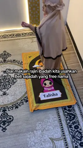 Rekomendasi sajadah buat anak biar rajin ibadah dan free nama #rekomendasi #sajadah #sajadahanak #sajadahempuk #tiktok 