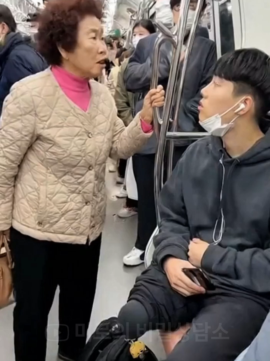 자리 양보 강요하는 할머니 참교육