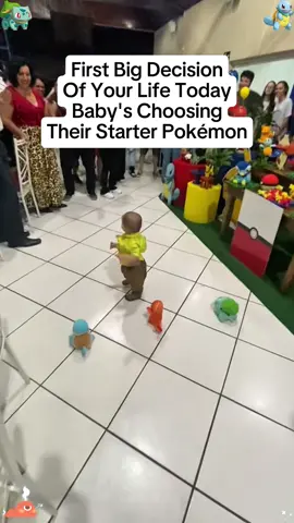Watch This Baby Choose a Pokémon! 🐾👶#funny #fever #baby #pokemon #kids #family #first 