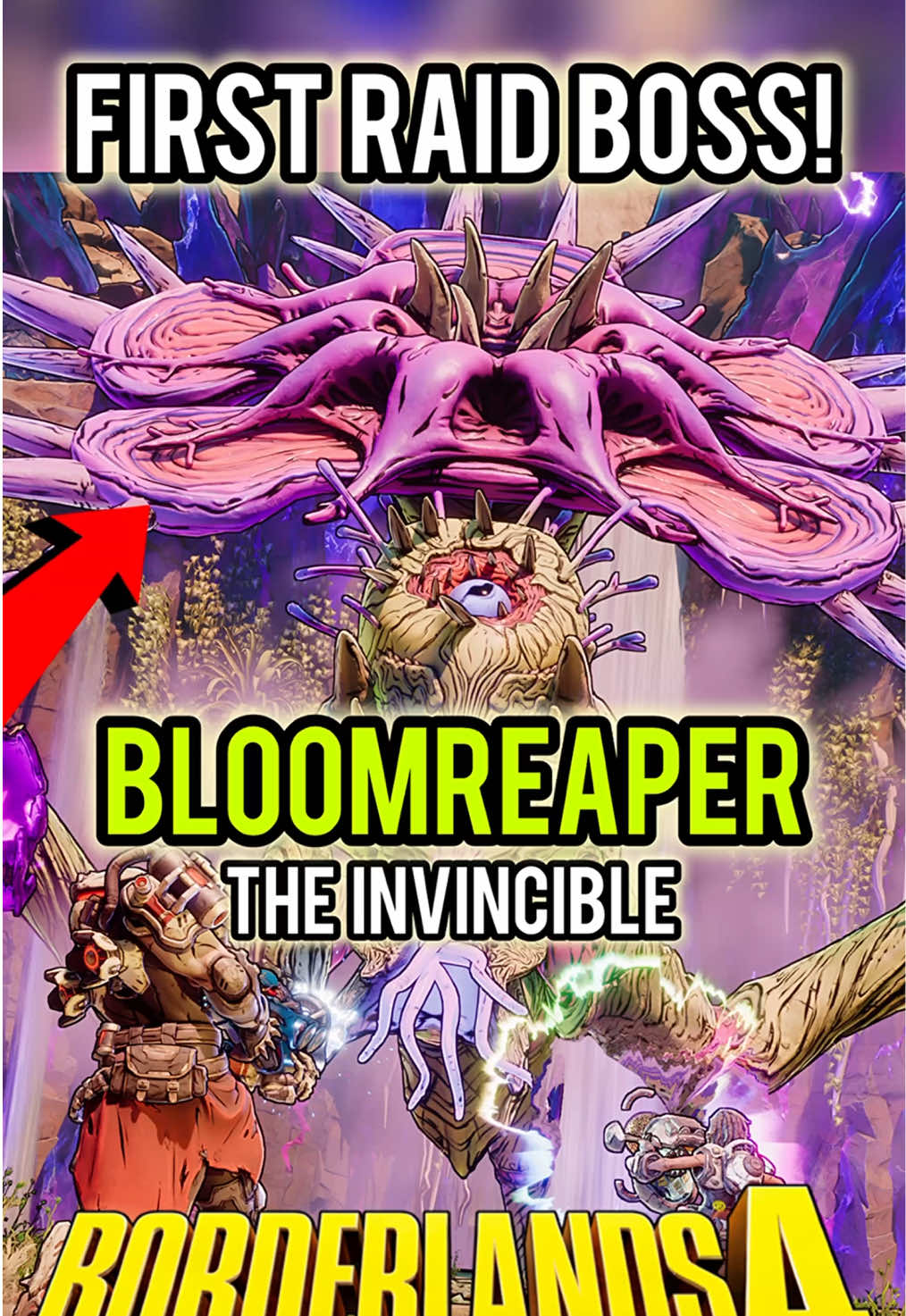 First Raid Boss Coming to Borderlands 4 Bloomreaper 😱 #Borderlands4 #Borderlands #GearBox #RaidBoss #fyp 