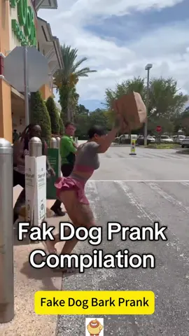 Fake dog bark prank 😂😂😂 he thru the donuts 😂😂🐕#vira  #fypシ゚  #trendingvideo #trends #orangeboy  