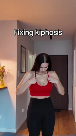 #kyphosisfix #posturecorrection #betterposture #spinehealth #stopslouching  