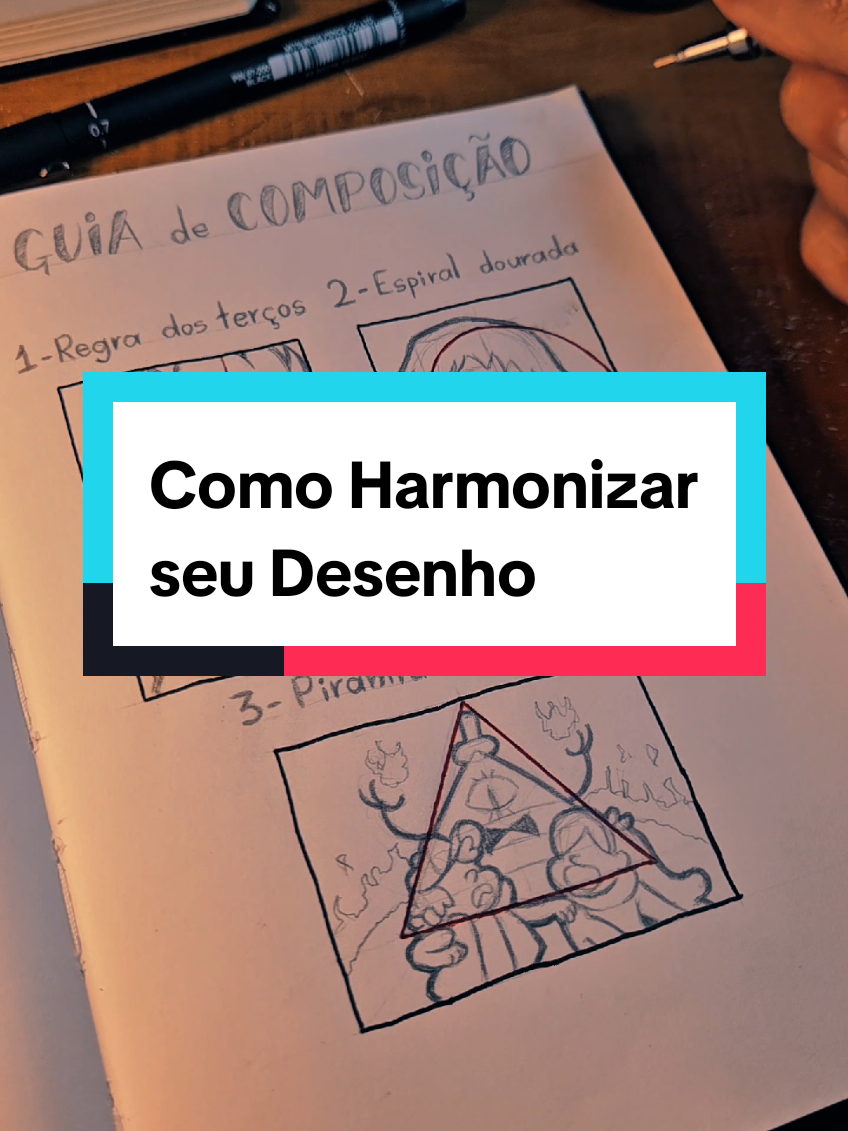 Como harmonizar seu desenho 🗿 #desenho #sketchbook #tutorial #arte 