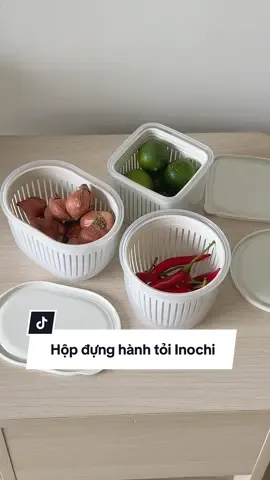 Nhà bác nào cũng nên có bộ hộp này để bảo quản hành tỏi được tốt hơn nha #hoaihayho #reviewdogiadung #hopdungthucpham #hopdungthucphamtulanh #hopdunghanhtoi 