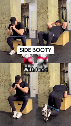 🔥 Side Booty Burn with Bands 🔥 4 exercises × 20 reps each × 4 rounds Rest 30 sec between rounds — feel the glutes on fire! 🍑 Save this for your next lower body day 💥 #gluteworkout #homeworkout #homefitness #fitnesslife #exercisetips 