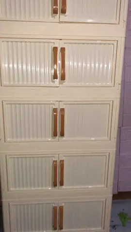 Foldable Storage Cabinet With Wheels Durabox Plastic Wardrobe Kitchen Cabinet Organizer  Sobrang ganda nito😍 ##titokaffliatemarketing ##follower