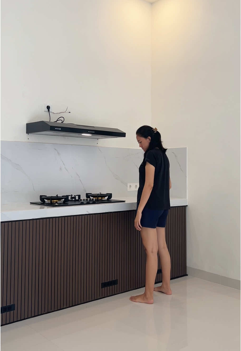 Kolong dapur simple dan minimalis kami #pvcwallpanel #kolongdapur #dapurminimalis #dapurestetik #dapursederhana  