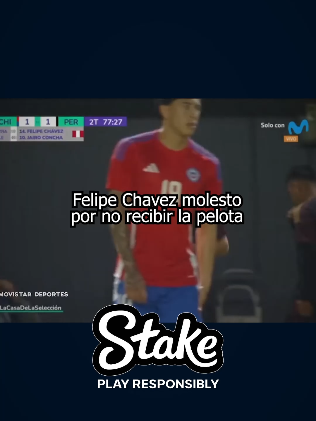 Felipe Chavez debut, no le dieron pase #seleccionperuana #peru #seleccionchilena #cesaringa