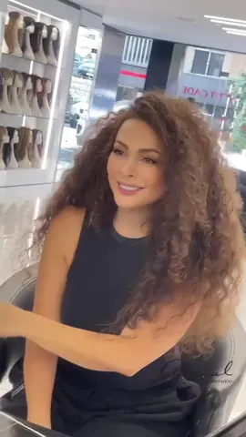 The gorgeous, adorable @amalhijazy ❤️ @amalhair  #curlyhair #hairfashion #hairlove #hairextensionspecialist #amalhair