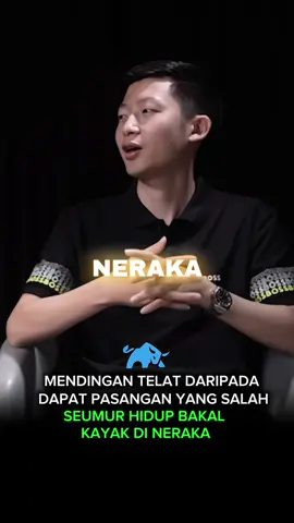 Mending pelan-pelan cari yang cocok, daripada cepat tapi dapat pasangan yang salah hidup bakal kayak di neraka. #stockwise #andryhakim #pasangan #saham #motivasihidup 