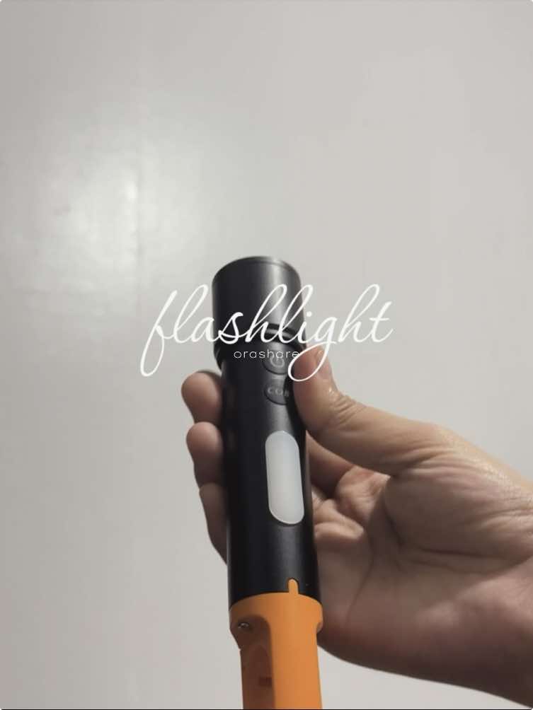 with uncertain calamities happening one after another, being prepared truly matters 💡 stay safe, everyone! 💌#rechargeableflashlight #emergencybagessential #flashlight #orashareflashlight #flashlightwithpowerbank 