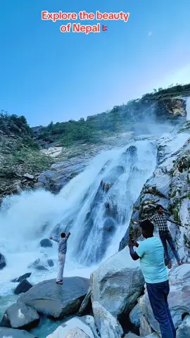 it’s time to step out and explore the beauty of Nepal🇳🇵#fyp#travel#explorenepal🇳🇵🇳🇵🇳🇵 #रुप्से झरना#goviral @Balaram Rijal 