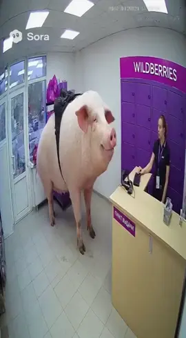 Шашлык из свинины #sora #ai #ии #нейросеть #свинья 