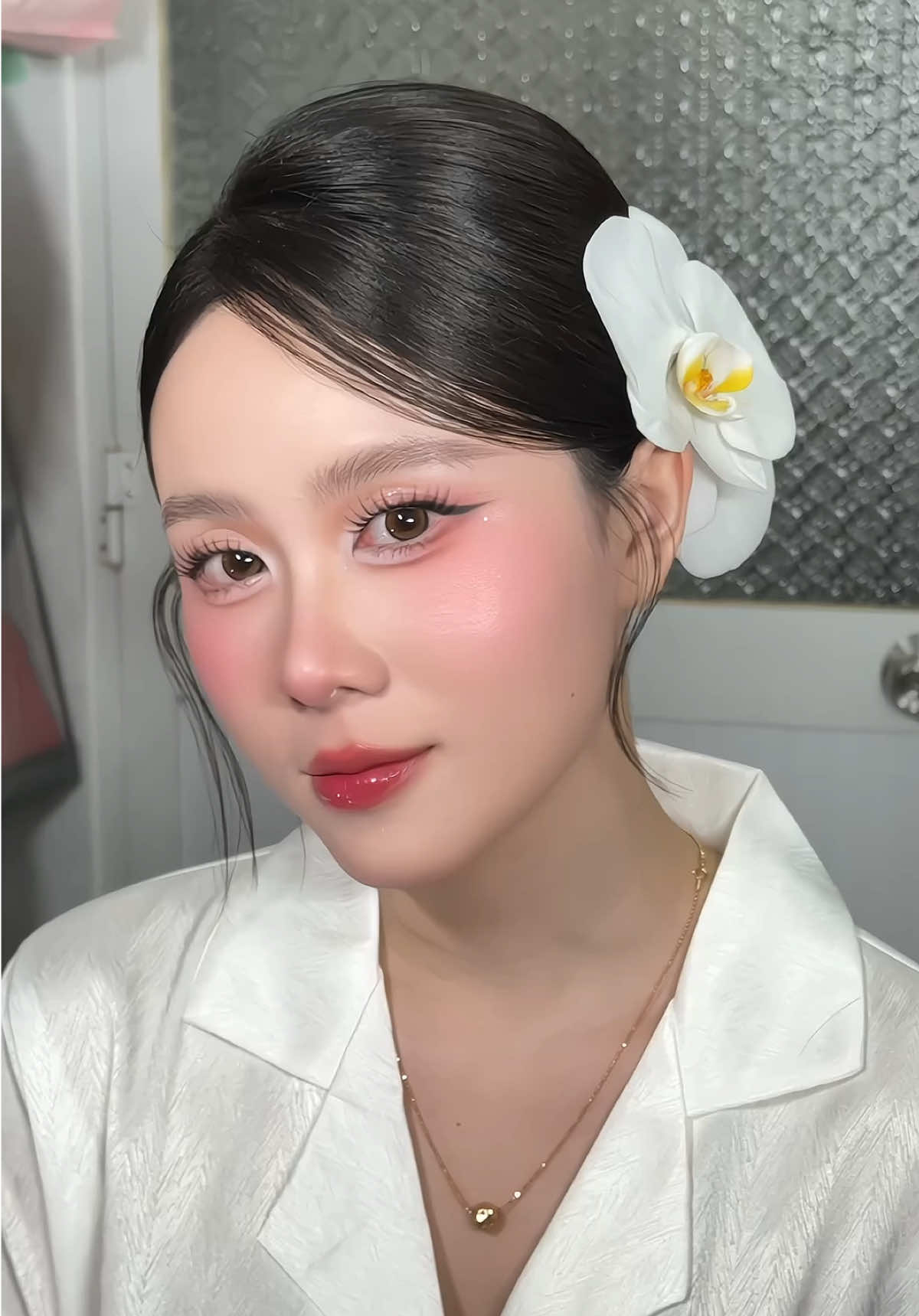 Cô Dâu xinh quá điiii❤️ #maisonacademy #MakeupMaster #hairstylist #fyb #makeupcodau 