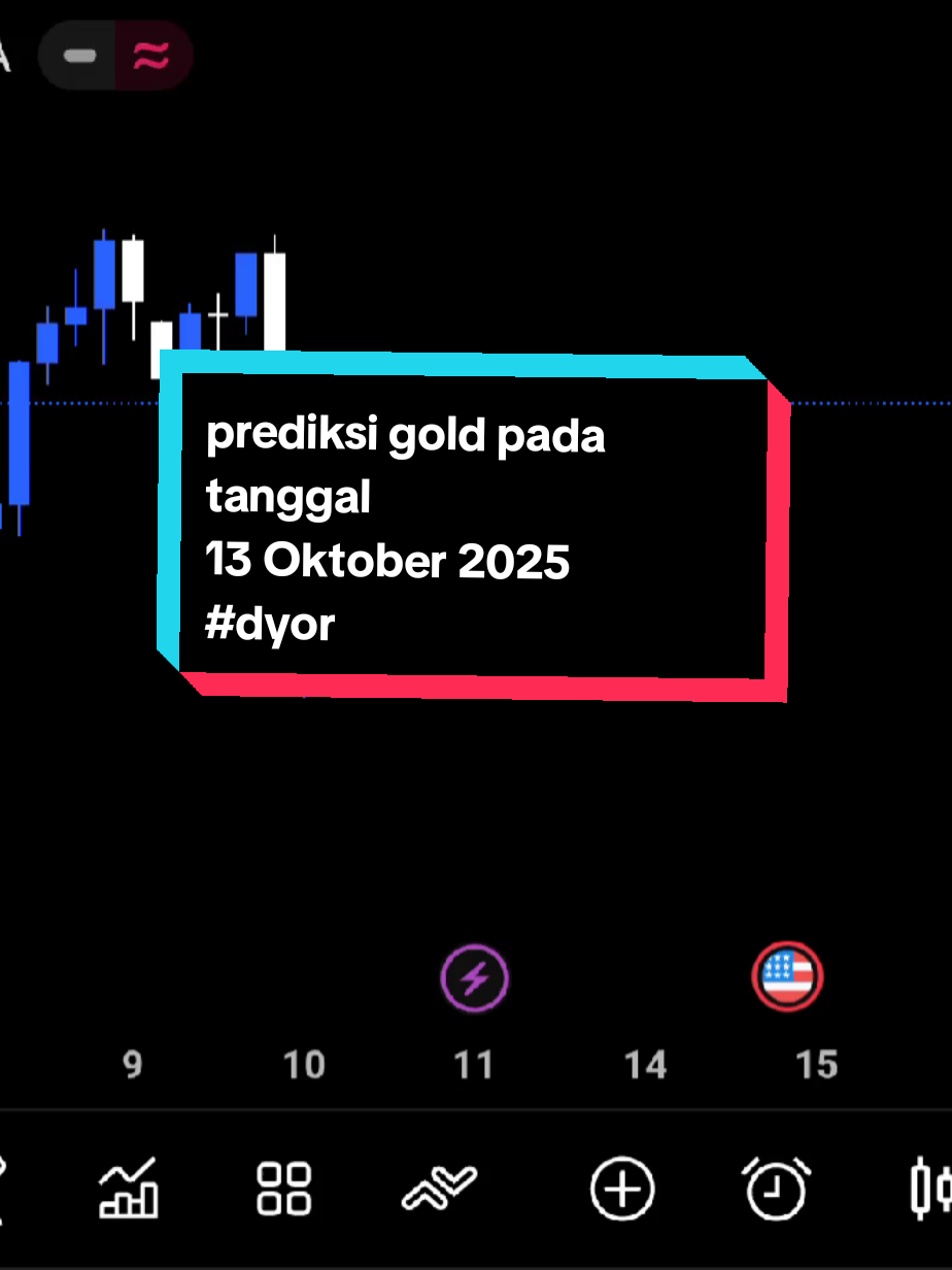 prediksi gold pada tanggal 13 Oktober 2025#dyor #trading #tradingforex #trader 