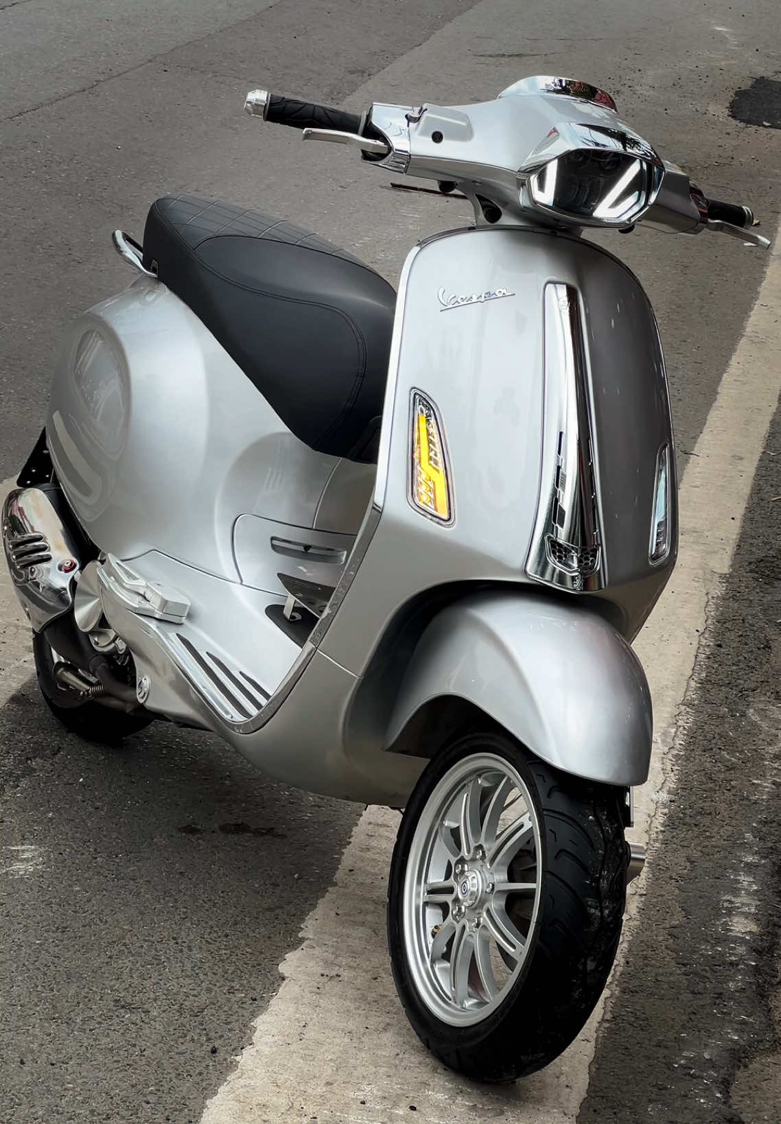 Quả Màu Bạc Này Cũng Sang Xịnnn Lắm Nèe AE #linhvespa #hotronglinhvespa 